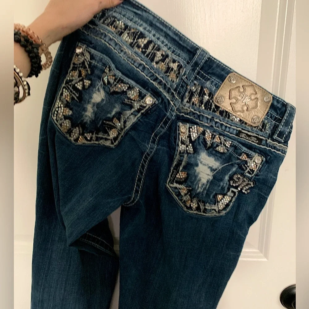 Miss Me | Jeans | Miss Mes Rhinestone Jeans 200s Midrise Y2k